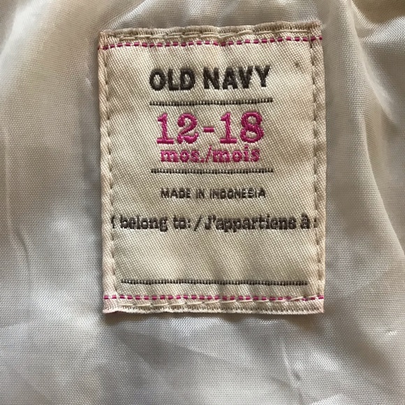 Old Navy Peacoat size 12-18 months - Picture 2 of 5